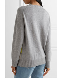 Tomas Maier Striped Cashmere Sweater Gray