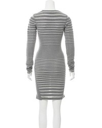 Alexander Wang Striped Bodycon Dress W Tags