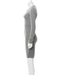 Alexander Wang Striped Bodycon Dress W Tags