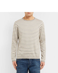 Anderson Sheppard Striped Cotton Sweater