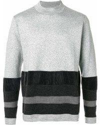 White Mountaineering Colour Block Striped Sweater