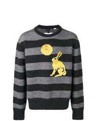 Oamc Embroidered Rabbit Detail Sweater