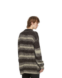 Raf Simons Grey Marl Patch Sweater