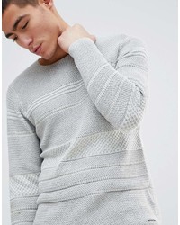 ONLY & SONS Knitted Sweater With Mixed Stripe