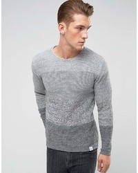 ONLY & SONS Knitted Sweater With Mixed Stripe Detail