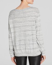 L'Agence Lat By Pullover Scoop Neck Stripe