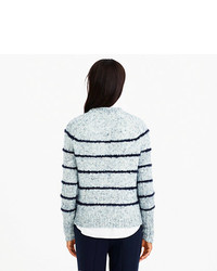 J.Crew Mohair Fuzzy Stripe Sweater