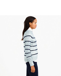 J.Crew Mohair Fuzzy Stripe Sweater