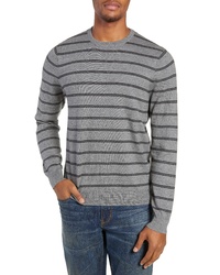 Nordstrom Men's Shop Regular Fit Stripe Cotton Cashmere Sweater