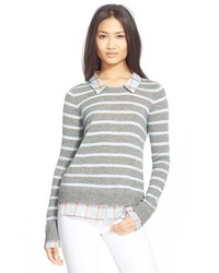 Joie Rica F Stripe Cashmere Sweater