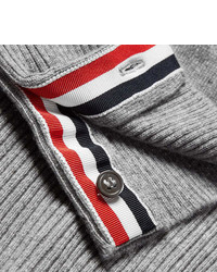 Thom Browne Slim Fit Striped Cashmere Sweater