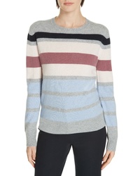 Nordstrom Signature Stripe Boiled Cashmere Sweater