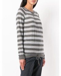 Eleventy Striped Pattern Sweater