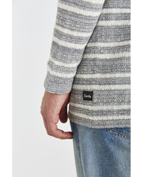 Urban Outfitters Barney Cools Slub Stripe Crew Neck Sweater