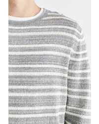 Urban Outfitters Barney Cools Slub Stripe Crew Neck Sweater