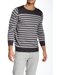 Yoki Multi Stripe Crew Neck Sweater