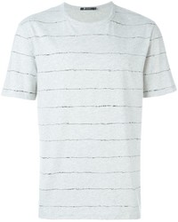 Alexander Wang T By Scribble Stripe Print T Shirt