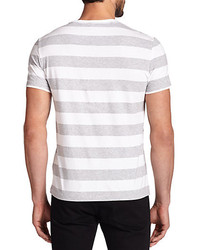 Burberry Brit Blakeley Striped Cotton T Shirt
