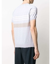 La Fileria For D'aniello Crew Neck Striped Pattern T Shirt