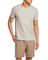 John Varvatos Star USA Emmett Stripe Pocket T Shirt