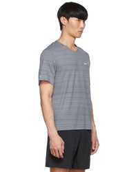 Nike Gray Dri Fit Miler T Shirt