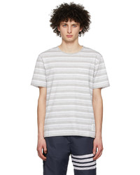 Thom Browne Grey Striped T Shirt