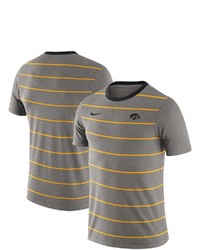 Nike Heathered Gray Iowa Hawkeyes Inspired Tri Blend T Shirt In Heather Gray At Nordstrom