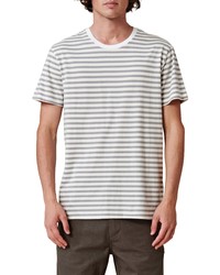 Globe Horizon Stripe Organic Cotton T Shirt