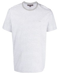 Michael Kors Michl Kors Stripe Print Cotton T Shirt