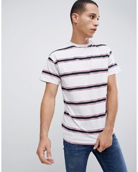 New Look Oversized Stripe T Shirt In Grey