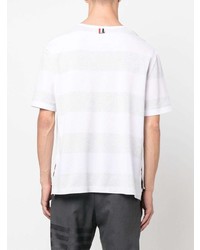 Thom Browne Rwb Pocket Striped T Shirt