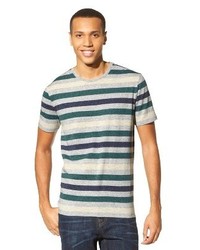 Mossimo Slim Fit Striped T Shirt Graygreenblue Supply Co
