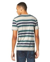 Mossimo Slim Fit Striped T Shirt Graygreenblue Supply Co