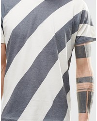 Cheap Monday Standard Stripe T Shirt Diagonal