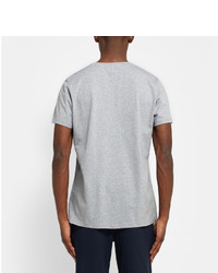 A.P.C. Stripe Print Cotton Jersey T Shirt
