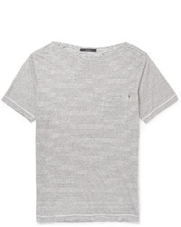 Gucci Striped Linen Jersey T Shirt