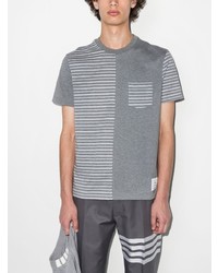 Thom Browne Striped Panel T Shirt