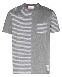 Thom Browne Striped Panel T Shirt