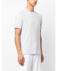 Brunello Cucinelli Striped Round Neck T Shirt