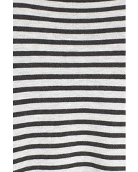 Eileen Fisher Stripe Stretch Knit Hoodie