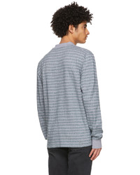 Noah Grey Green Jacquard Knit Sweatshirt