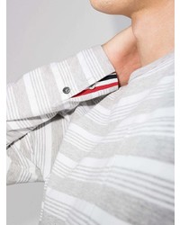 Thom Browne Striped Long Sleeved T Shirt