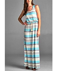 Inance Striped Racerback Maxi