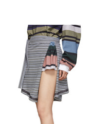 Y/Project Grey Wrap Miniskirt