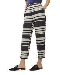 Topshop Horizontal Stripe Peg Trousers