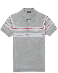 John Smedley Gear Sea Island Cotton Striped Polo Shirt