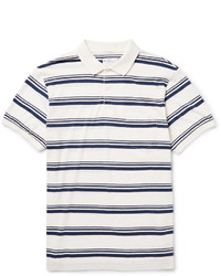 Gant Rugger Striped Cotton Jersey Polo Shirt