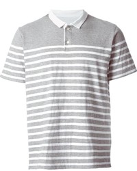Sacai Striped Polo Shirt