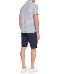 John Varvatos Star Usa Short Sleeve Striped Polo Shirt