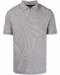 Lardini Stripe Print Cotton Polo Shirt
